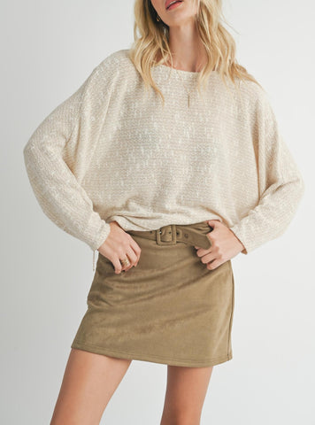 Billie Ots Dolman Sleeve Knit Top