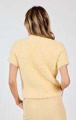 Rudy Ribbed Short Sleeve Sweater