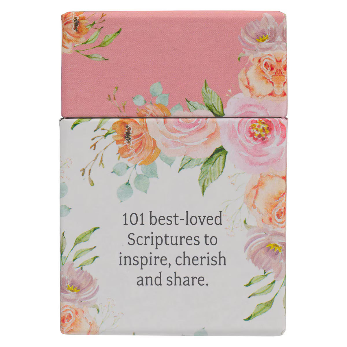 Christian Art Gifts - 101 Favorite Bible Verses for Women Pink Floral Box of Blessings