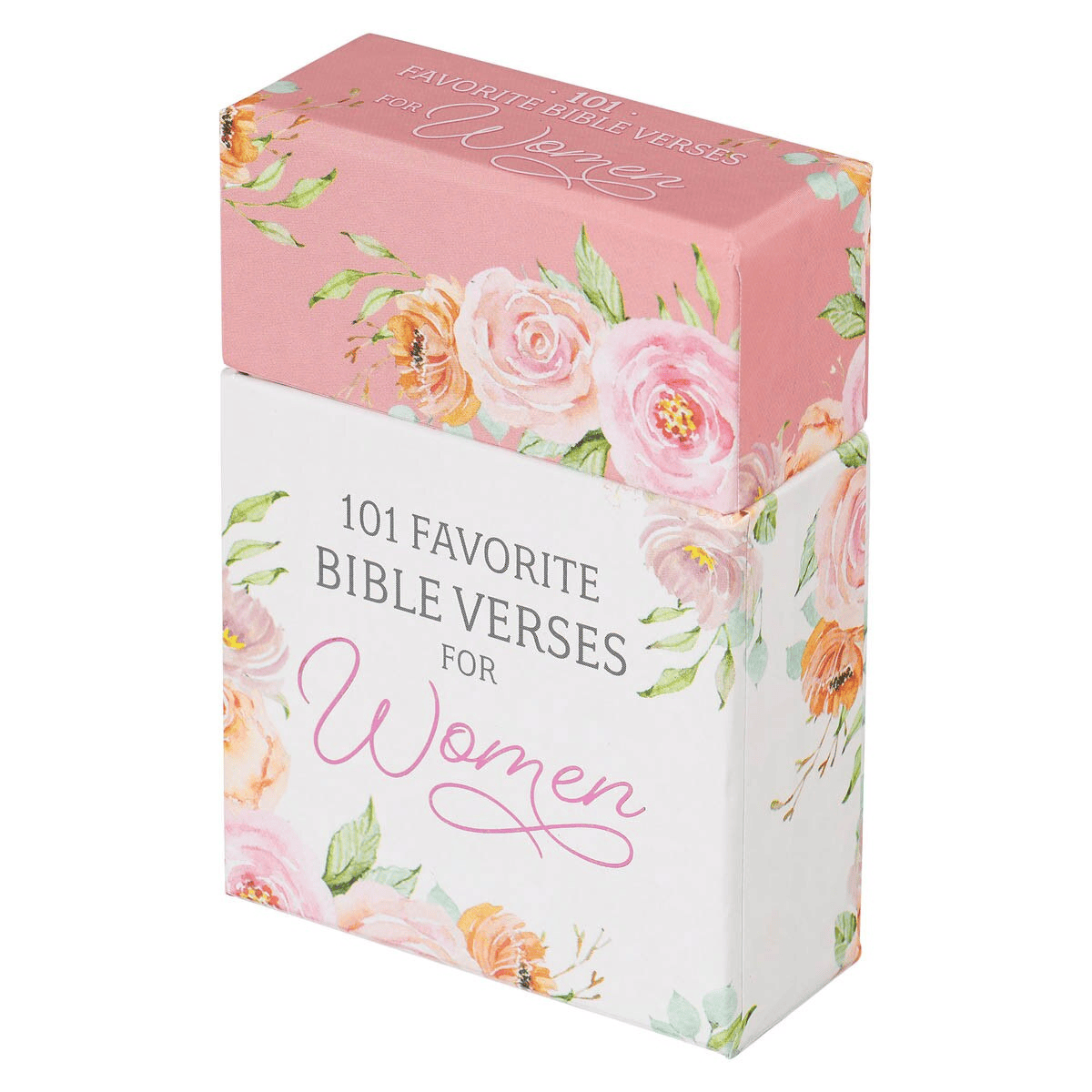 Christian Art Gifts - 101 Favorite Bible Verses for Women Pink Floral Box of Blessings