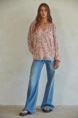 Entwined In Floral Top