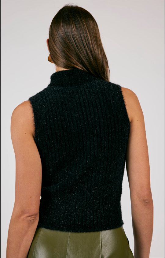 Britt Lurex Ribbed Sweater Tank