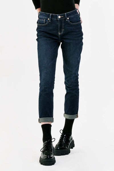 Aiden High Rise Girlfriend Jeans