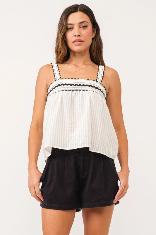 Ulani Ruched Strap Tank