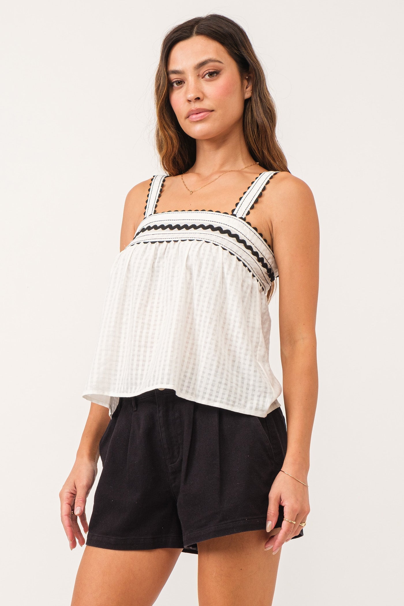 Ulani Ruched Strap Tank