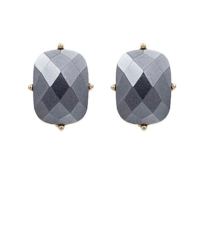 Pearl Finish Acetate Earrings
