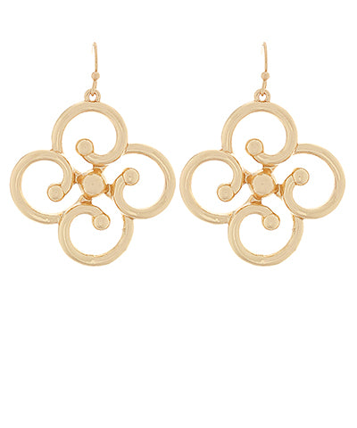 Twisted Flower Earrings