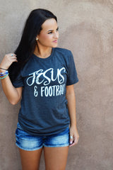 Jesus & Football Comfort Colors T-Shirt