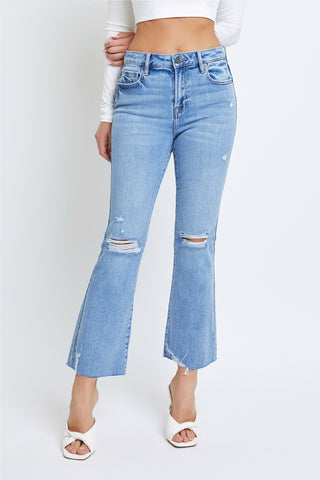 Happi Cropped Flare with Clean Hem