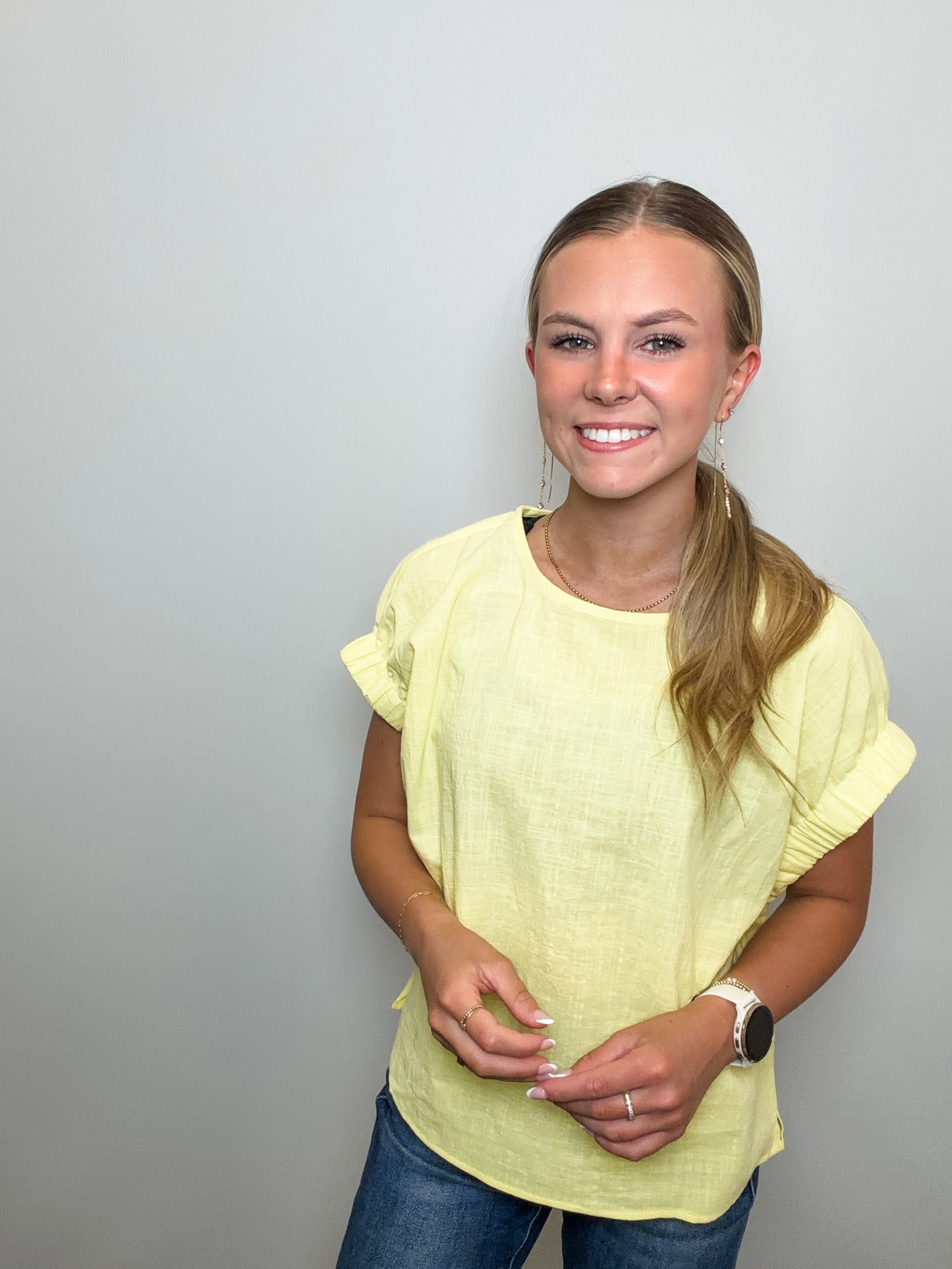 Cotton Easy Loose Fit Top