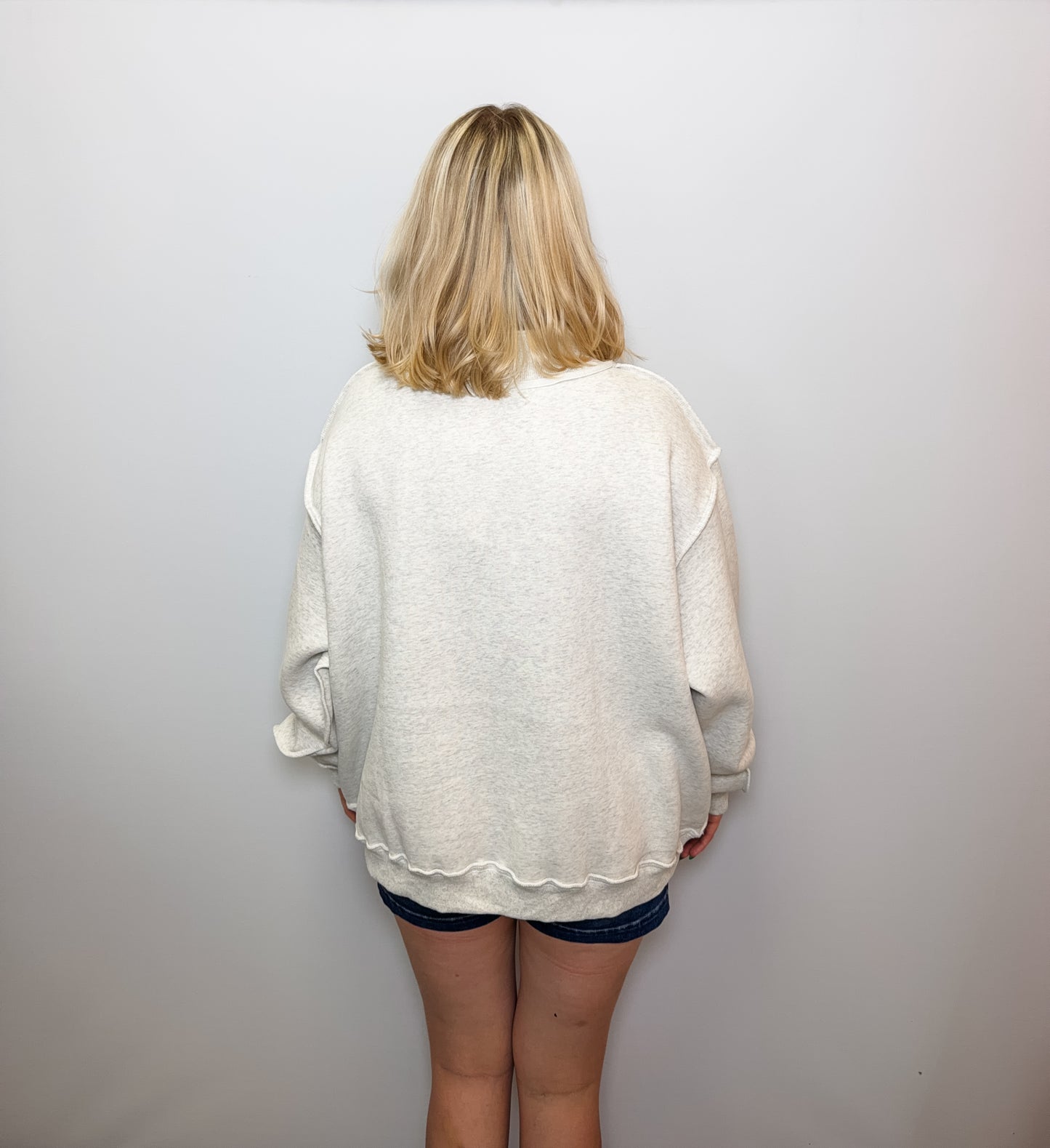 'Cross & Jesus Saves' Reversible Sweatshirt