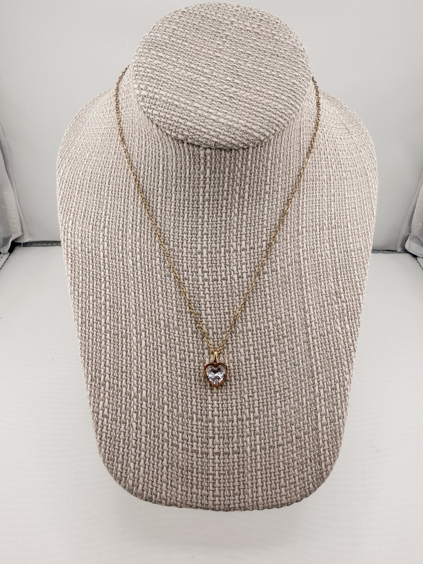 18k Stainless Steel Tarnish Free Square Necklace