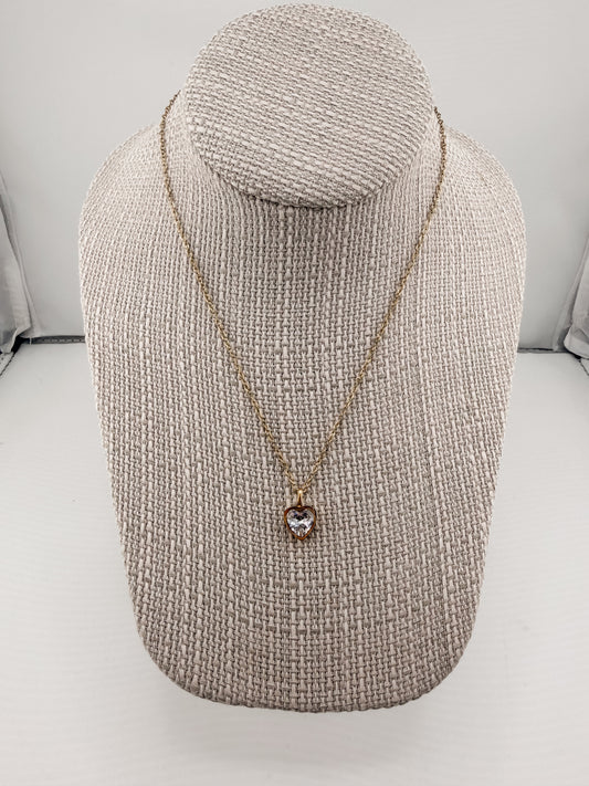 18k Stainless Steel Tarnish Free Square Necklace