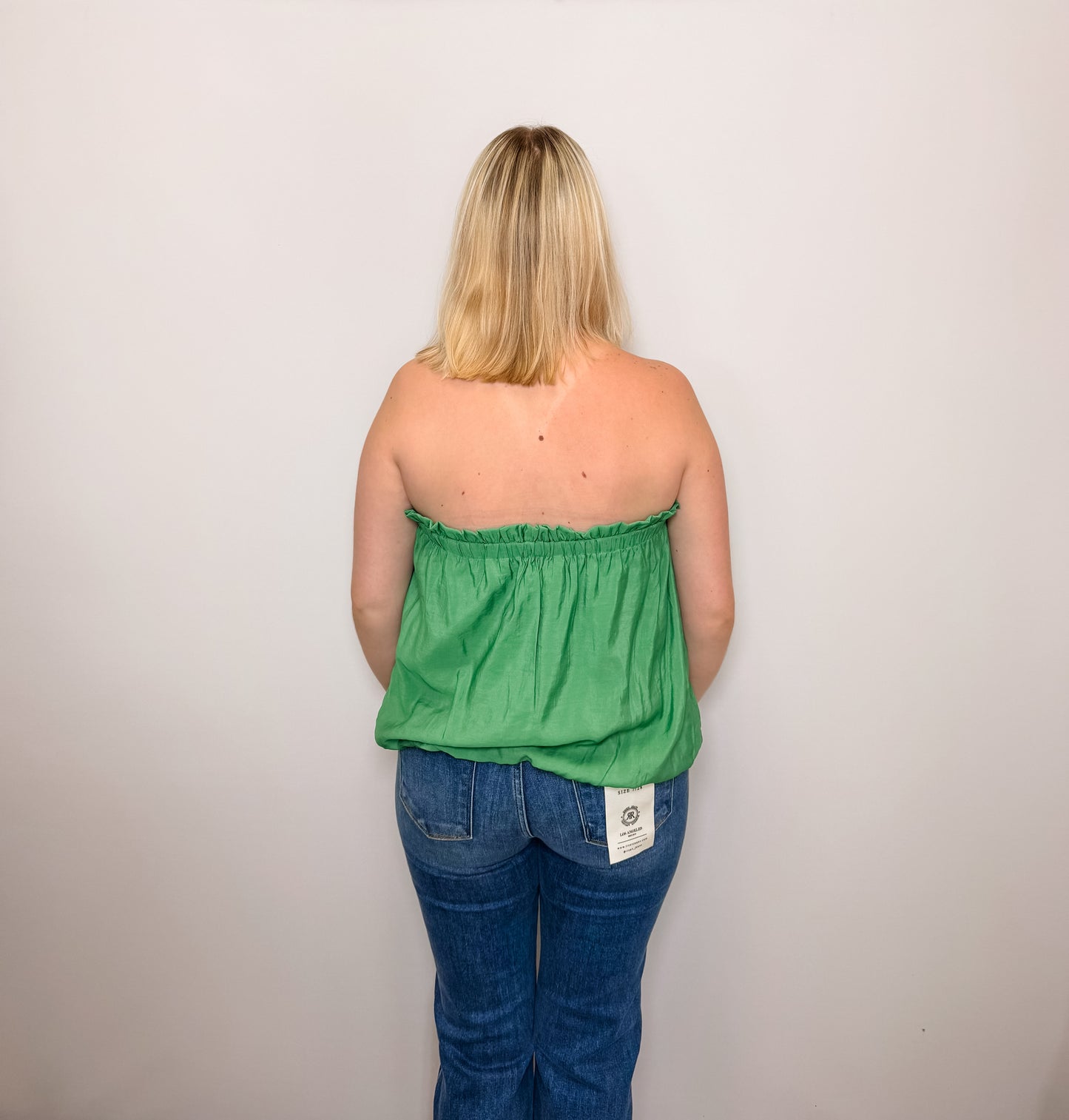 Bubble Hem Tube Top