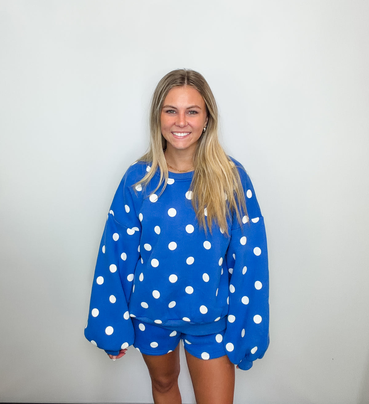 Polka Dot Fleece Set