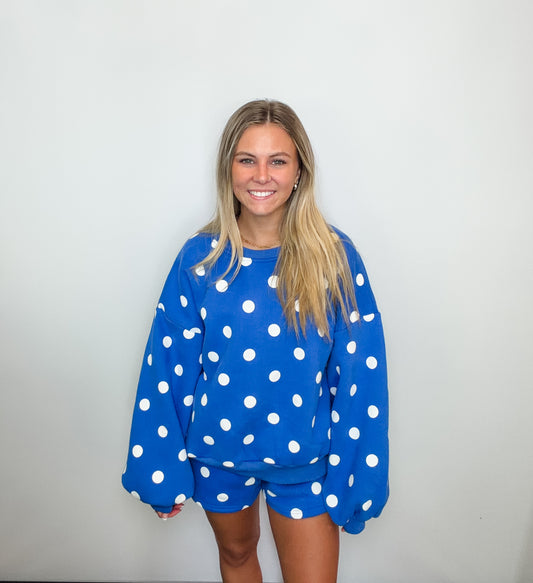 Polka Dot Fleece Set