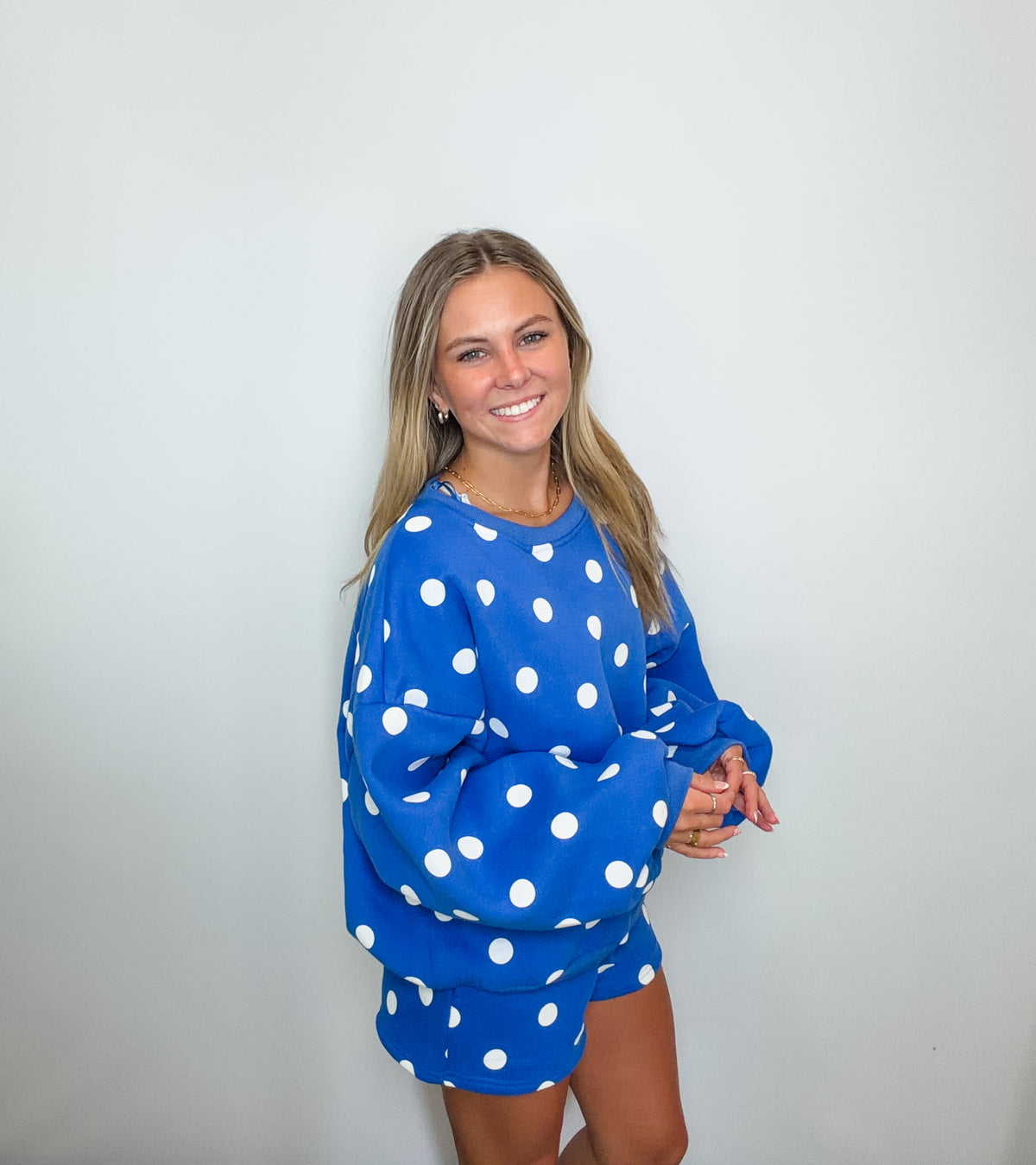 Polka Dot Fleece Set