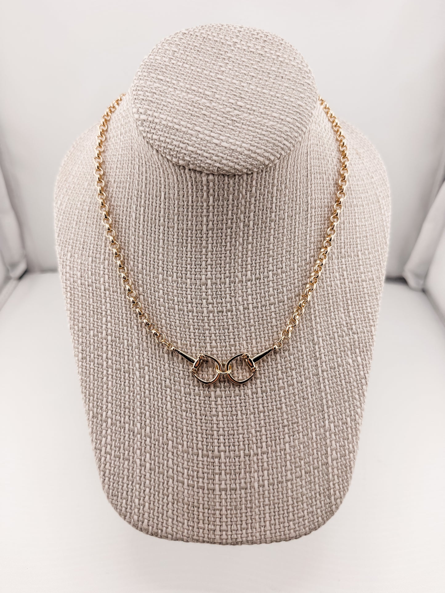 Boyer Double Horsebit Necklace