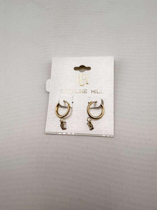 Lenox CZ Heart Huggie Earrings
