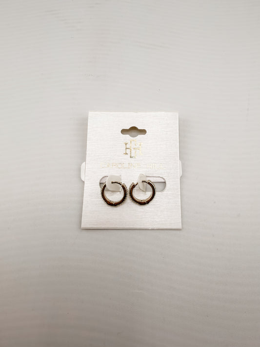 Crosby Crystal Huggie Earrings