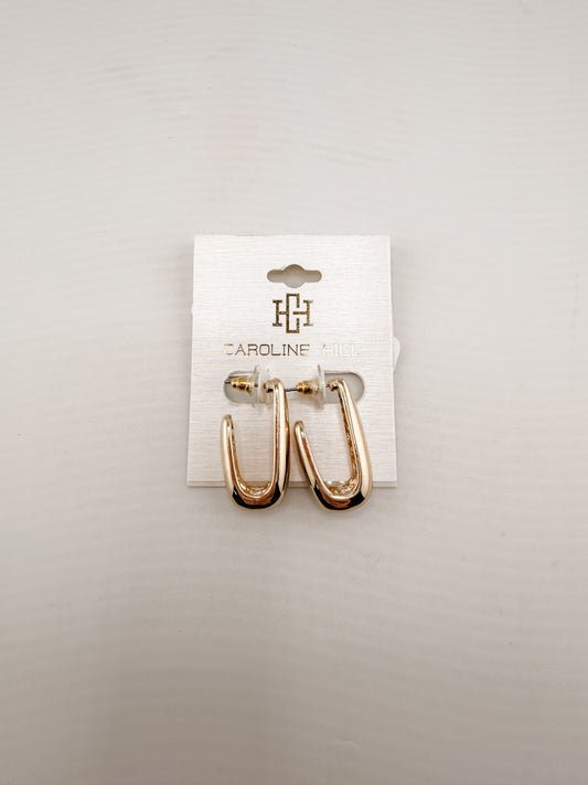 Winston Sleek Oval Hoop Earrings