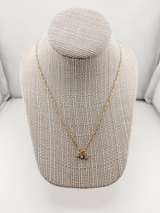 Omaha Multi CZ Pendant Necklace