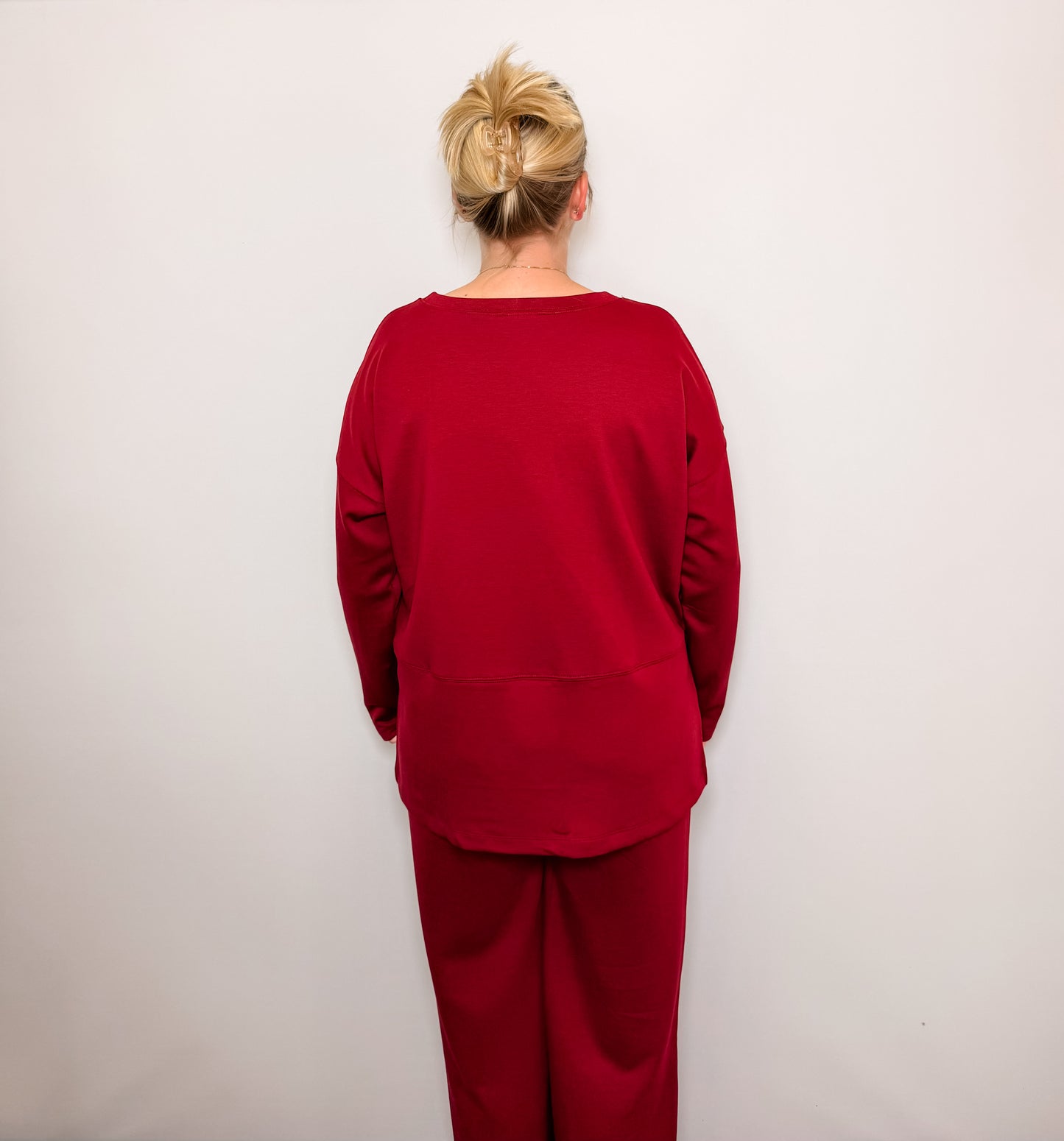Scuba Side Split Top & Pants Set