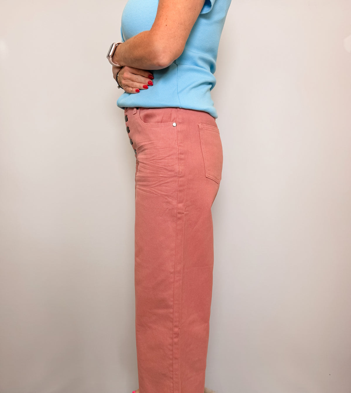 Enzyme Washed Stretch Twill Pants