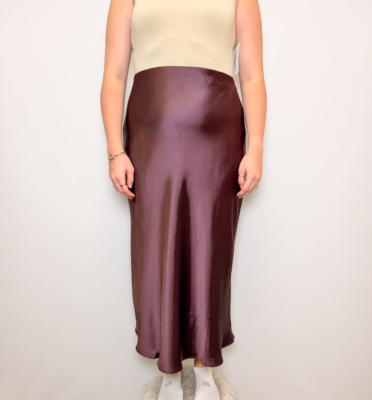Satin Maxi Skirt
