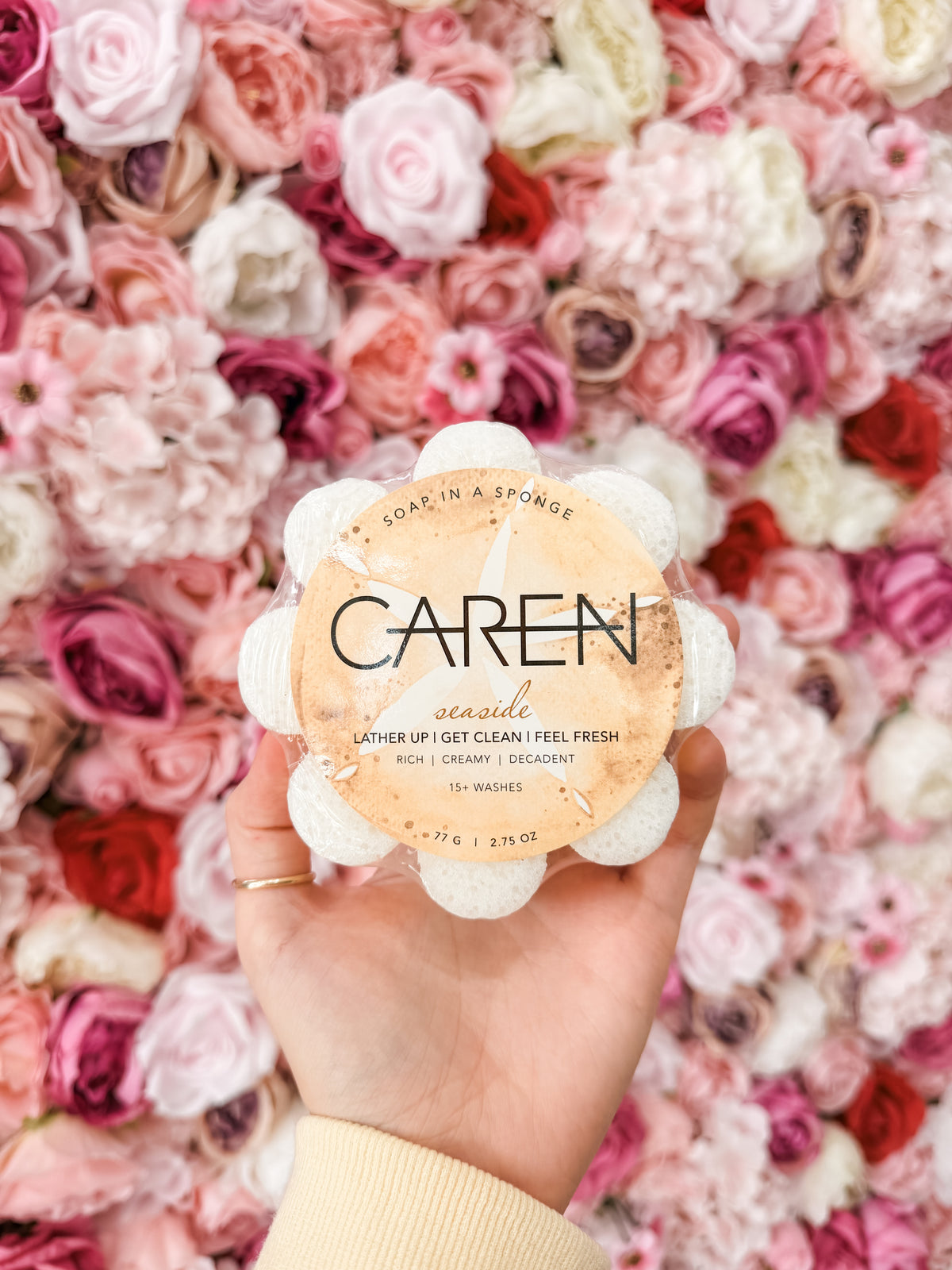 Caren - Seaside Soap Sponge Daisy