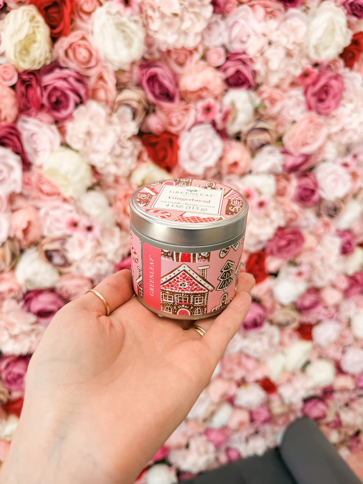 Greenleaf - Gingerbread Tin Candle