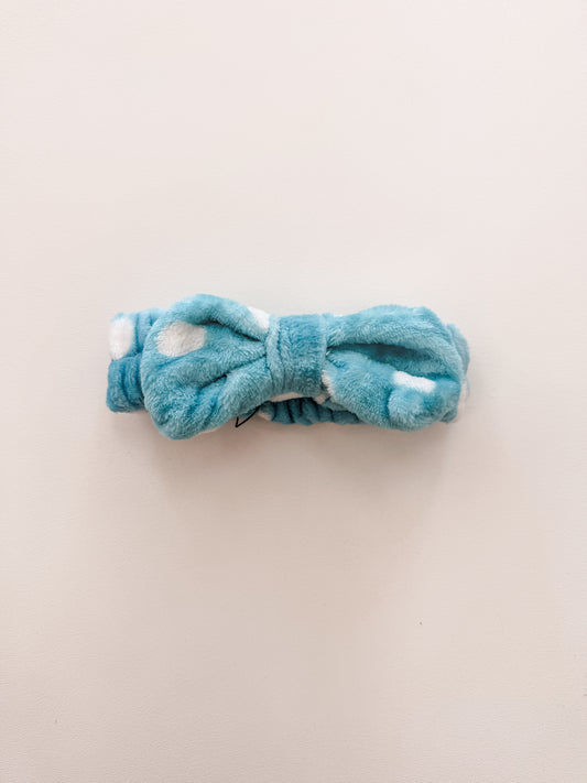 Polka Dot Bow Headband