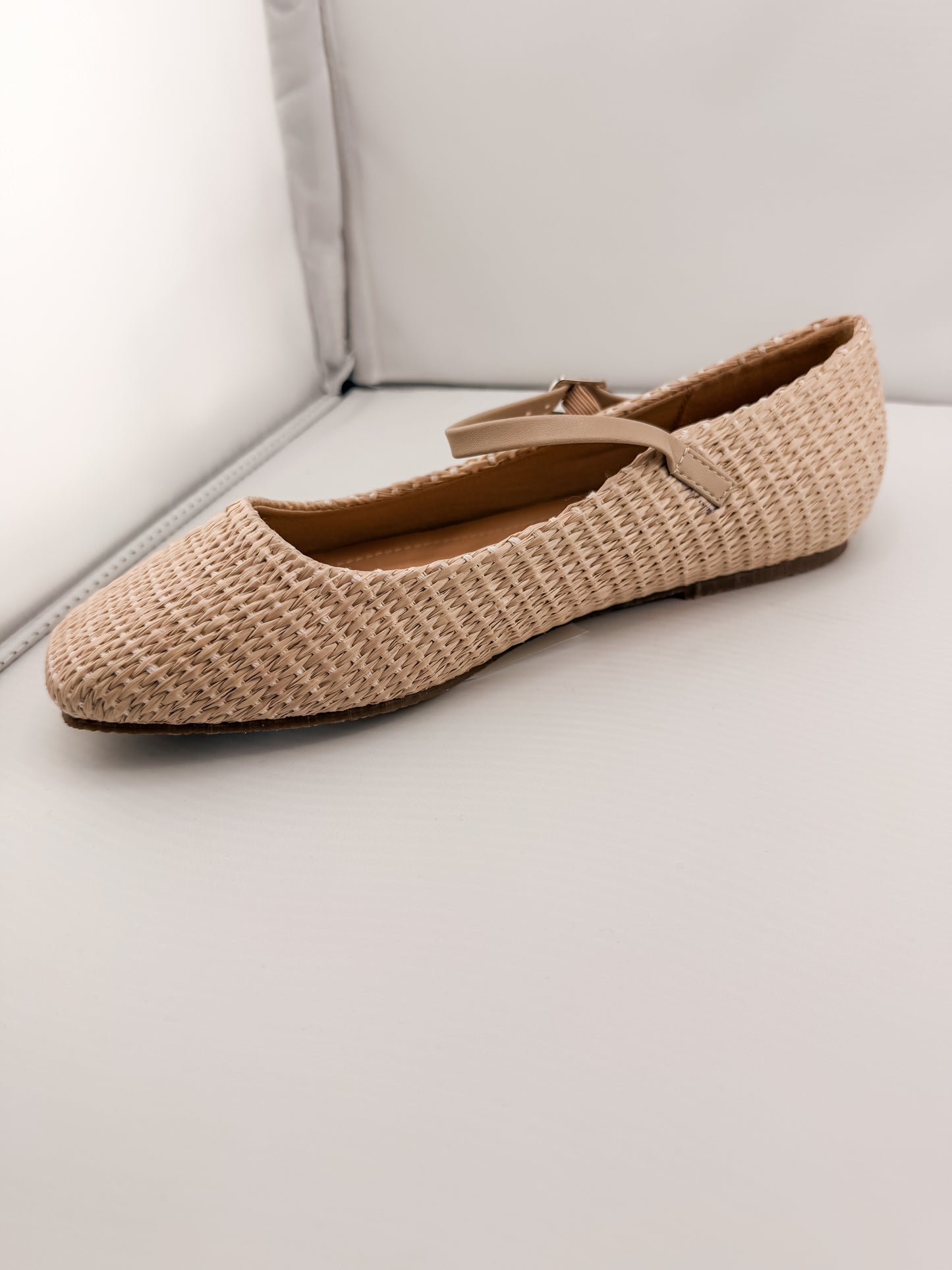 Square Toe Maryjane Flats