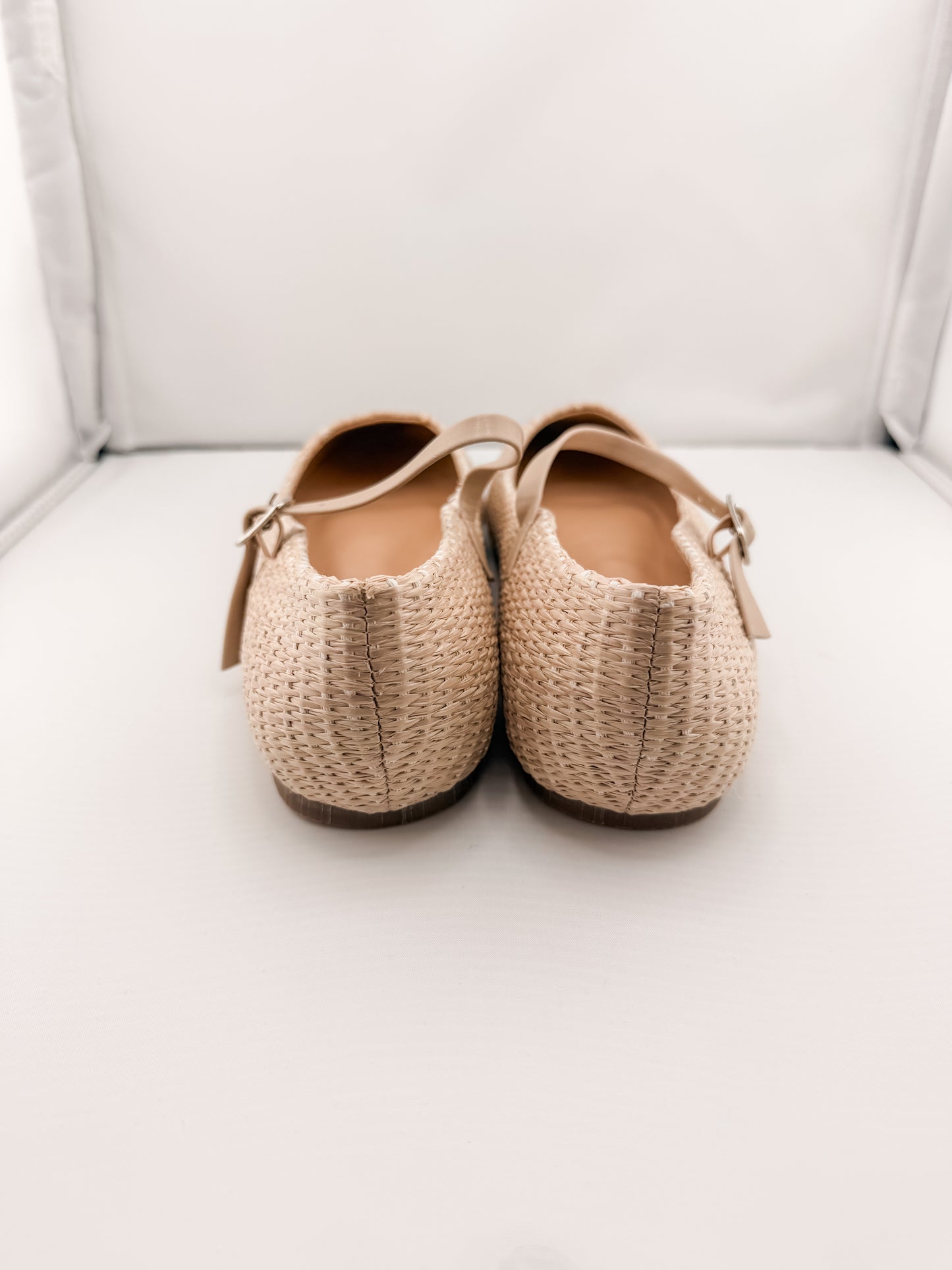 Square Toe Maryjane Flats