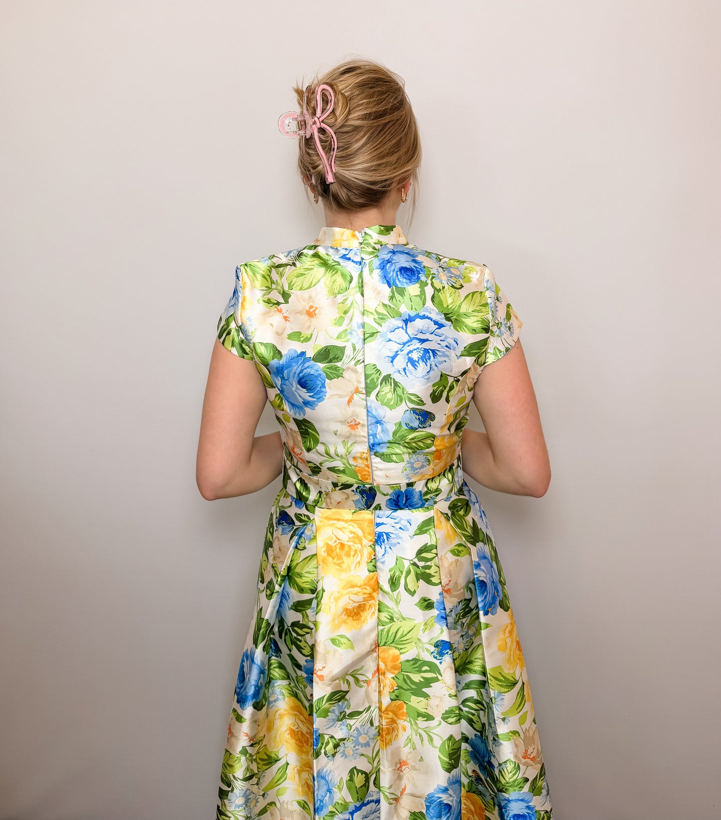 Printed Woven Midi Dress