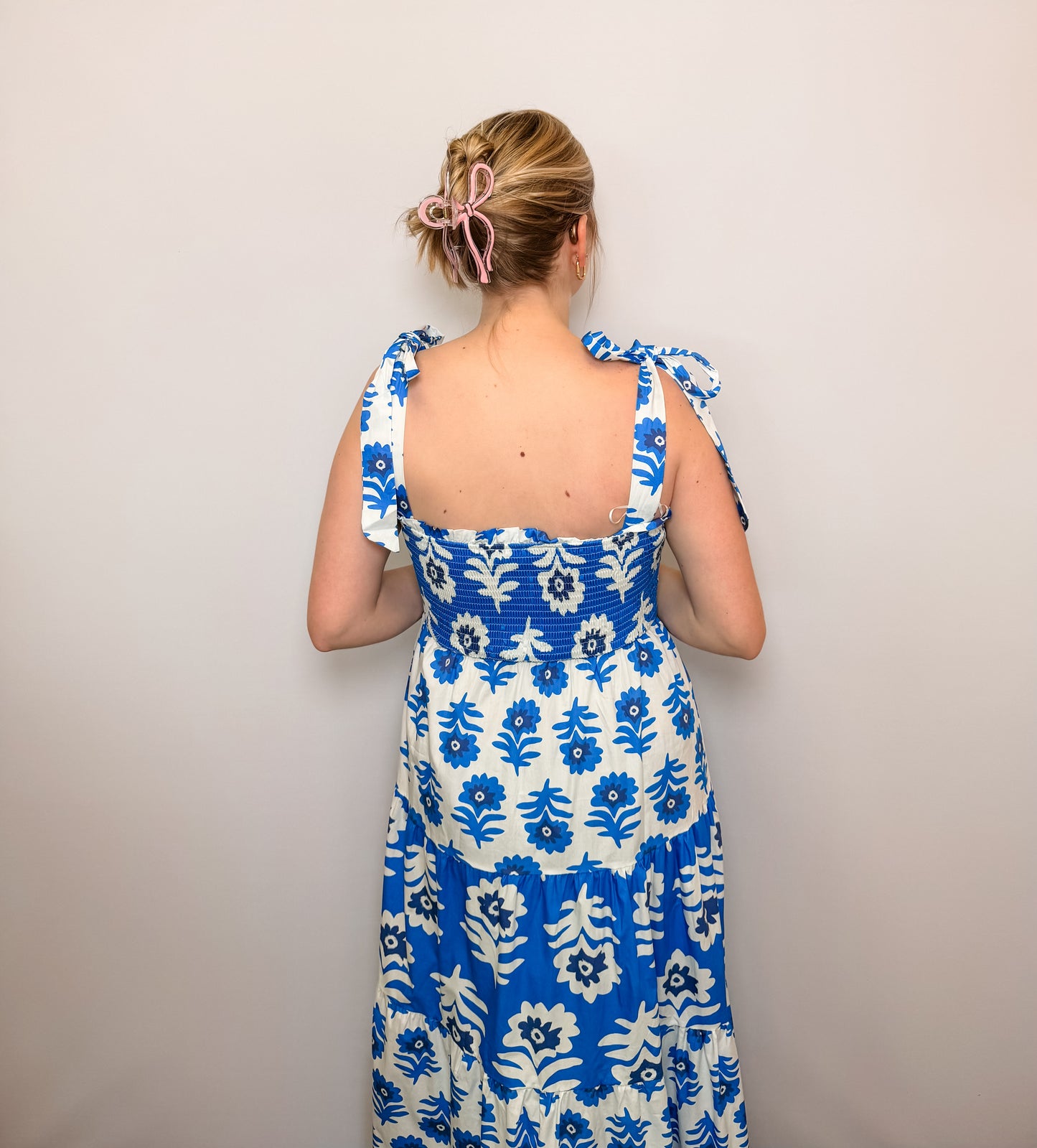 Printed Woven Maxi Dress