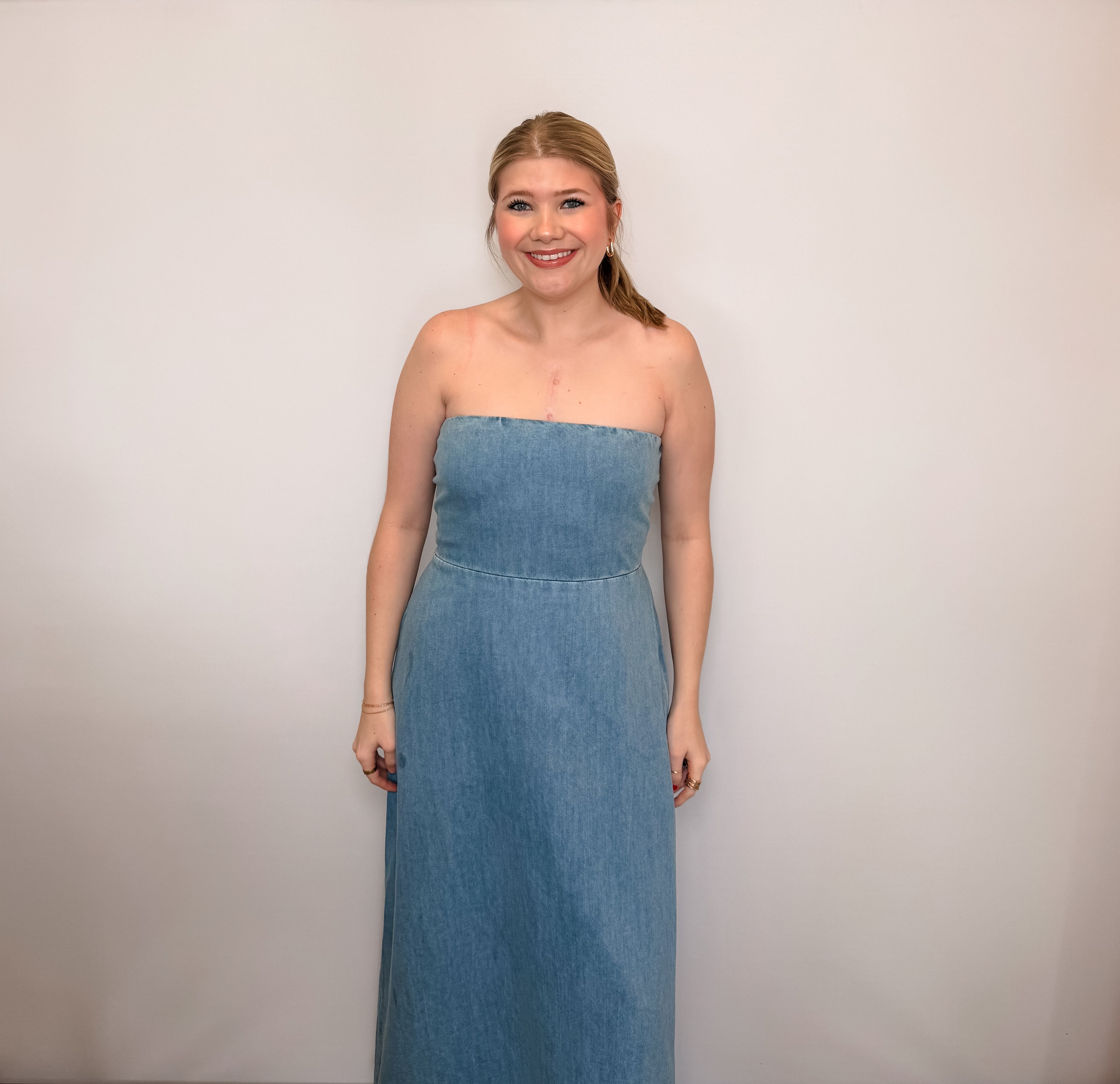 Cheyanne Denim Maxi Dress