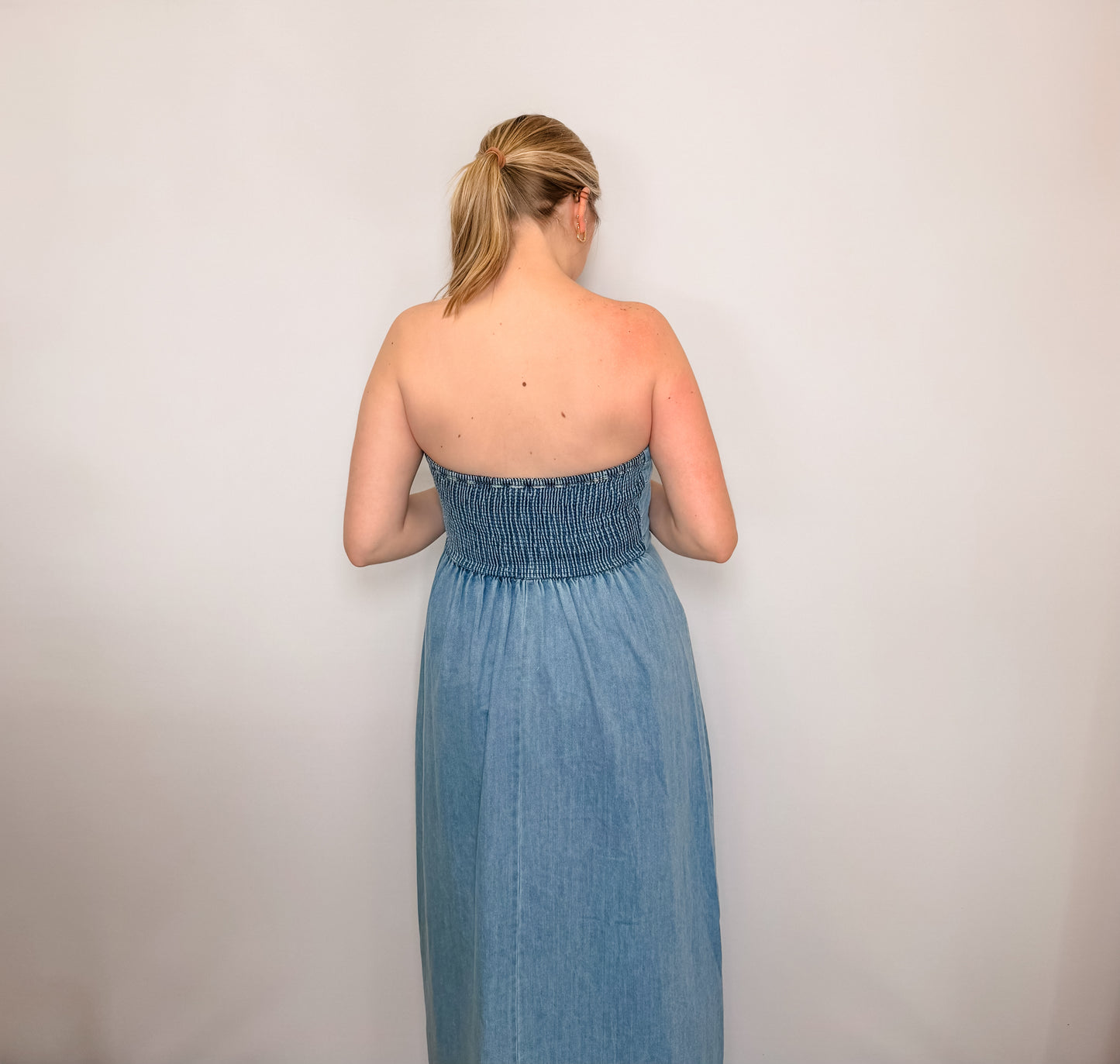 Cheyanne Denim Maxi Dress