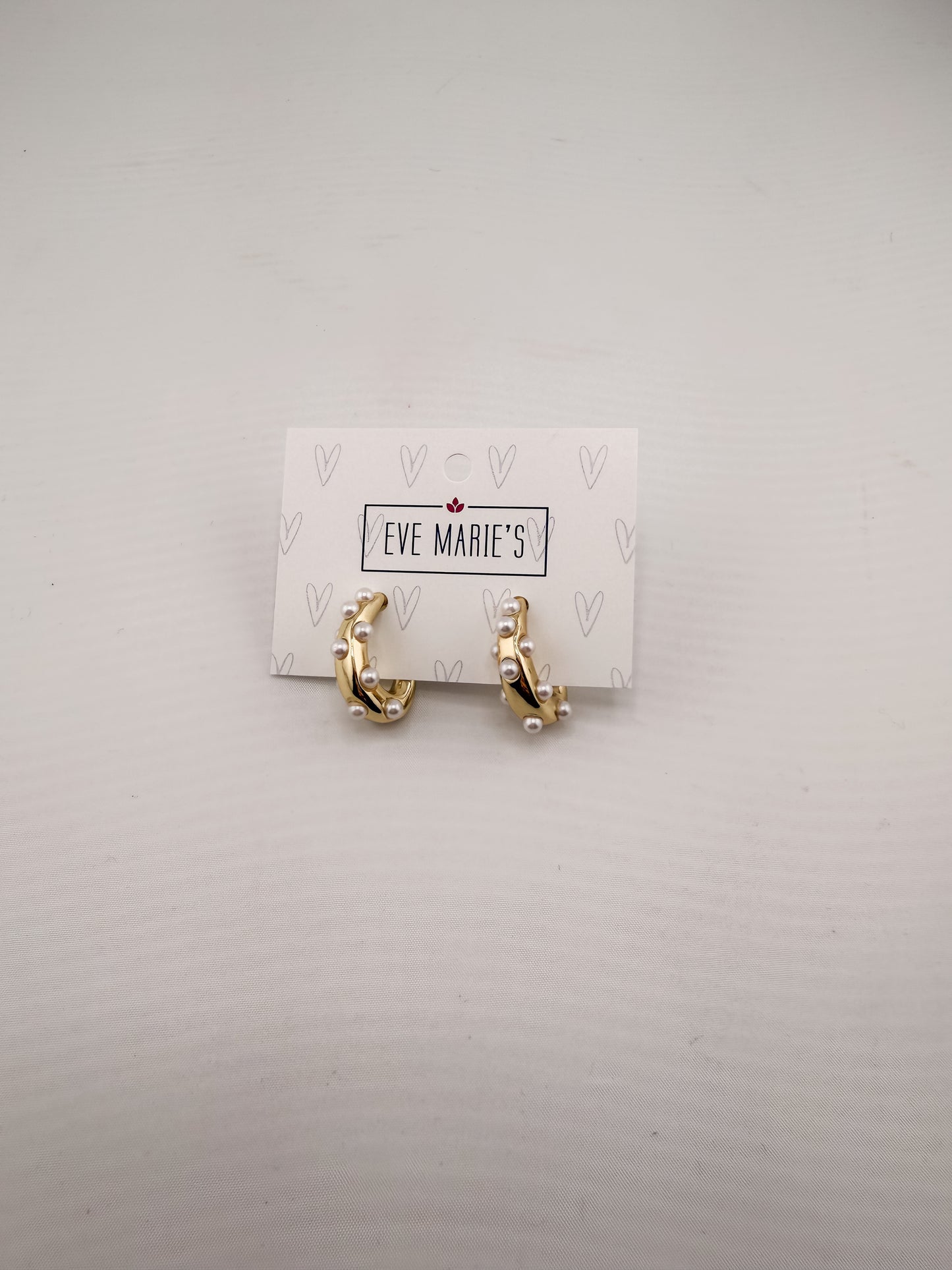 Pearl Loop Earrings