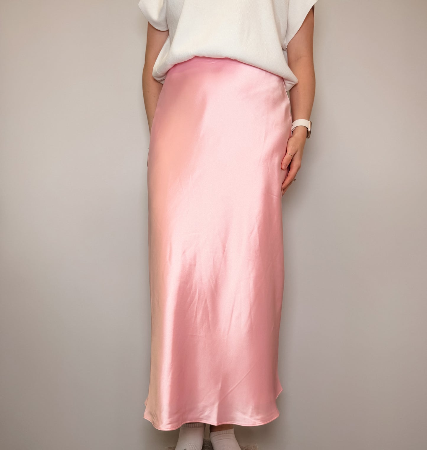 Satin Maxi Skirt