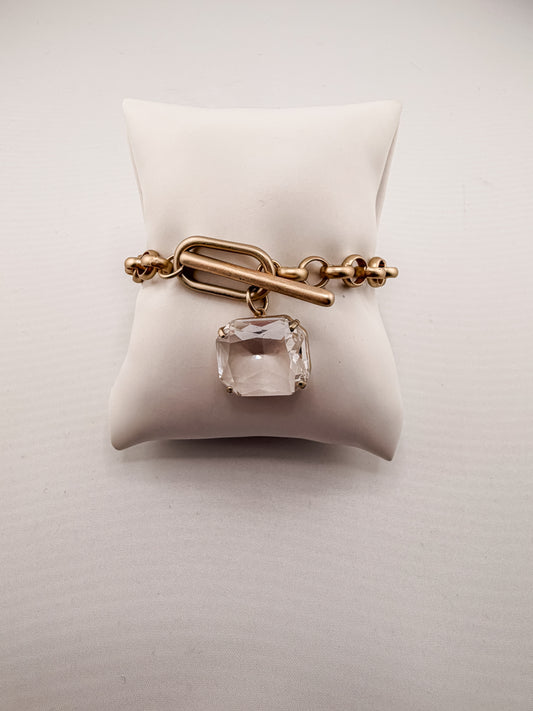 Crystal Toggle Bracelet
