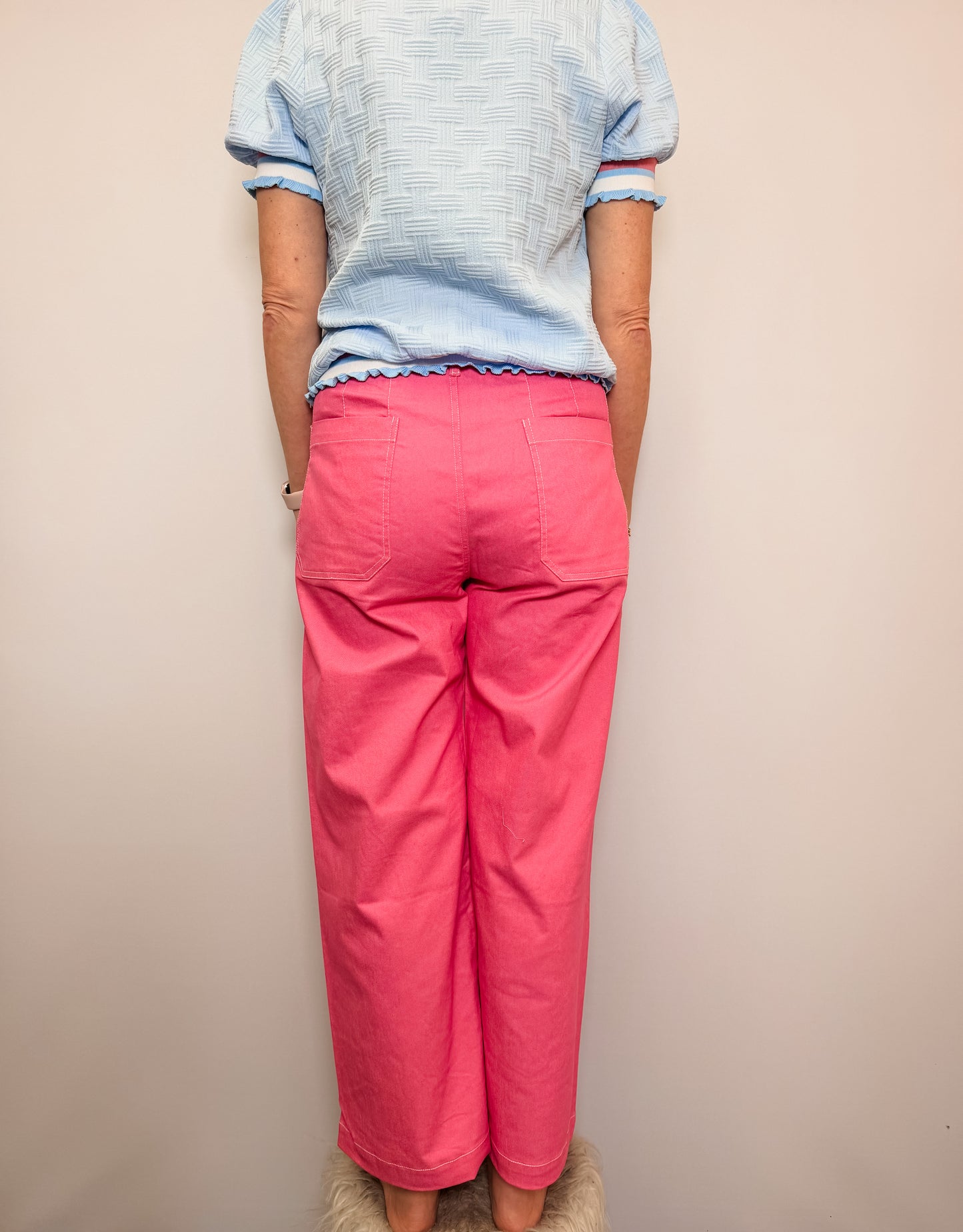 Cropped Wide Leg Pants