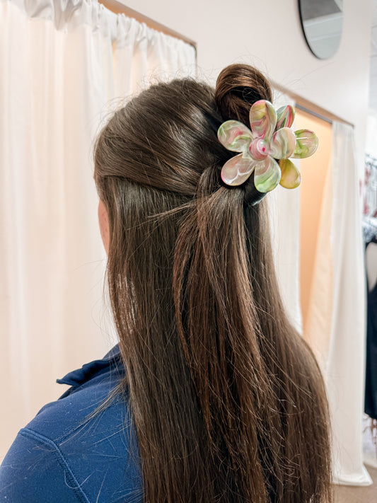 Flower Hair Clips