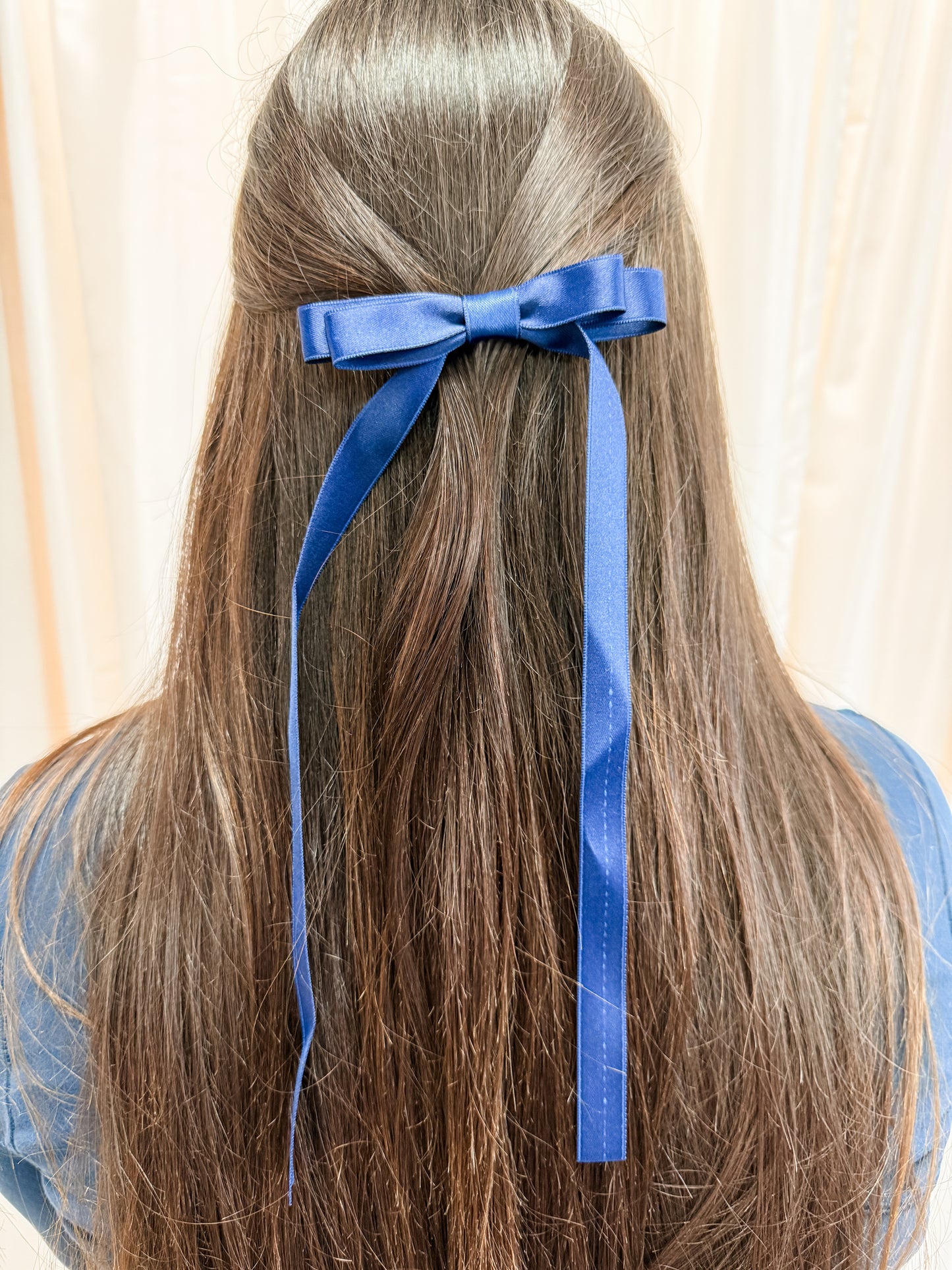 Thin Hair Ribbon Clips