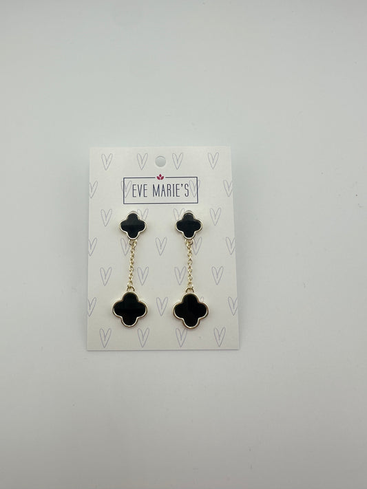 Black Clover Dangle Earring