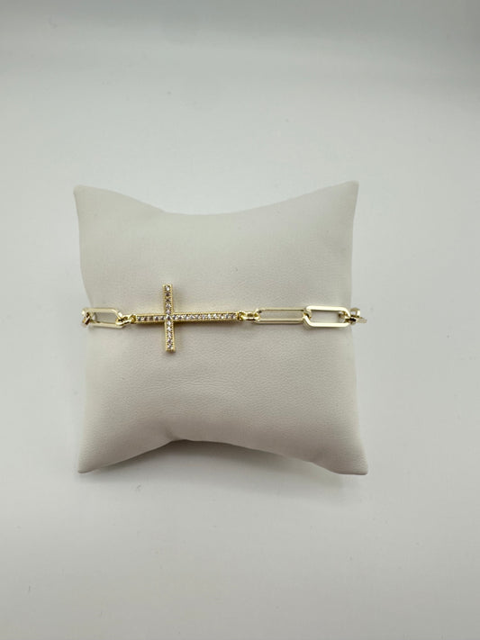 Cross Chain Bracelet