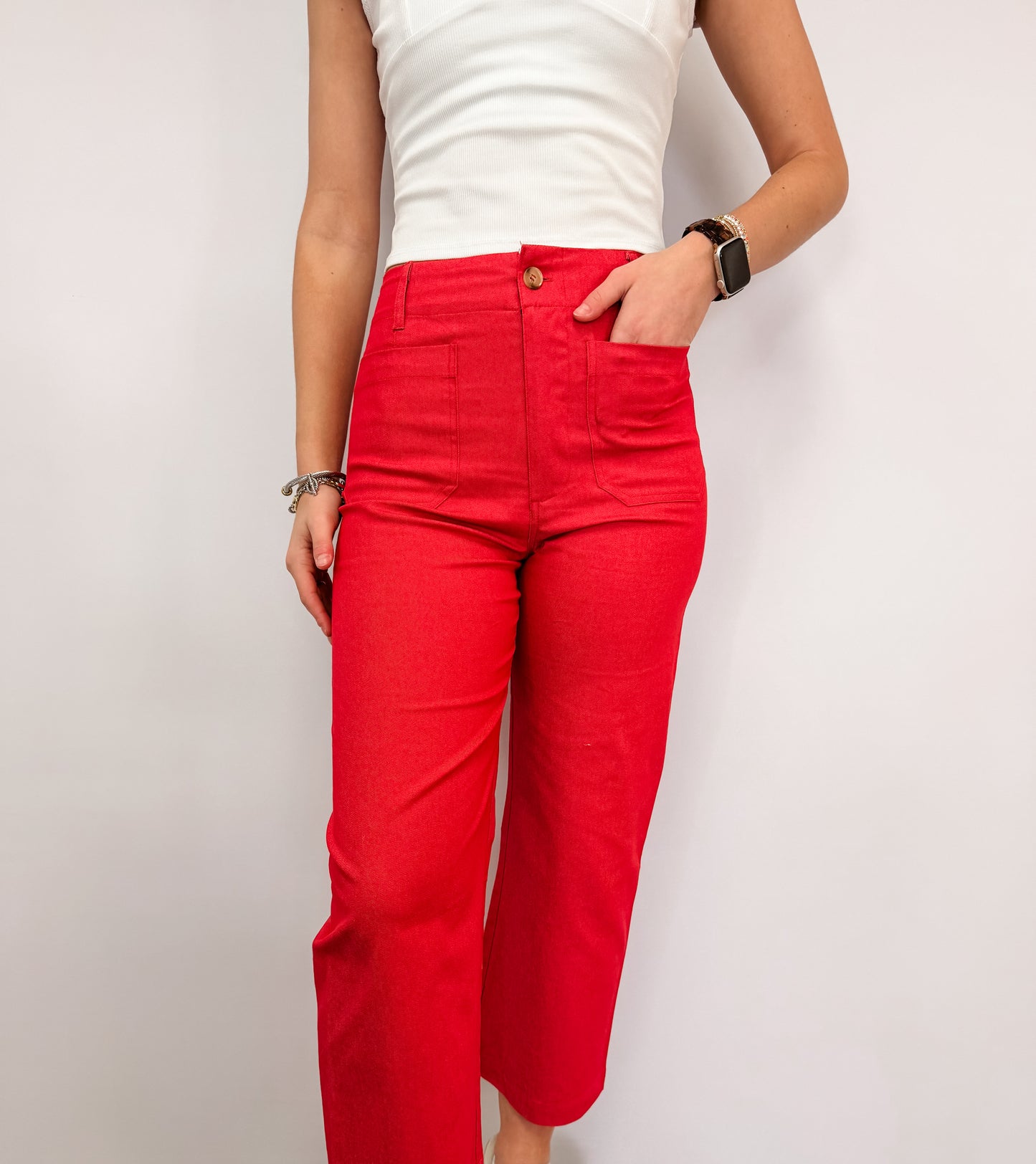 Ankle Cropped Summer Pants