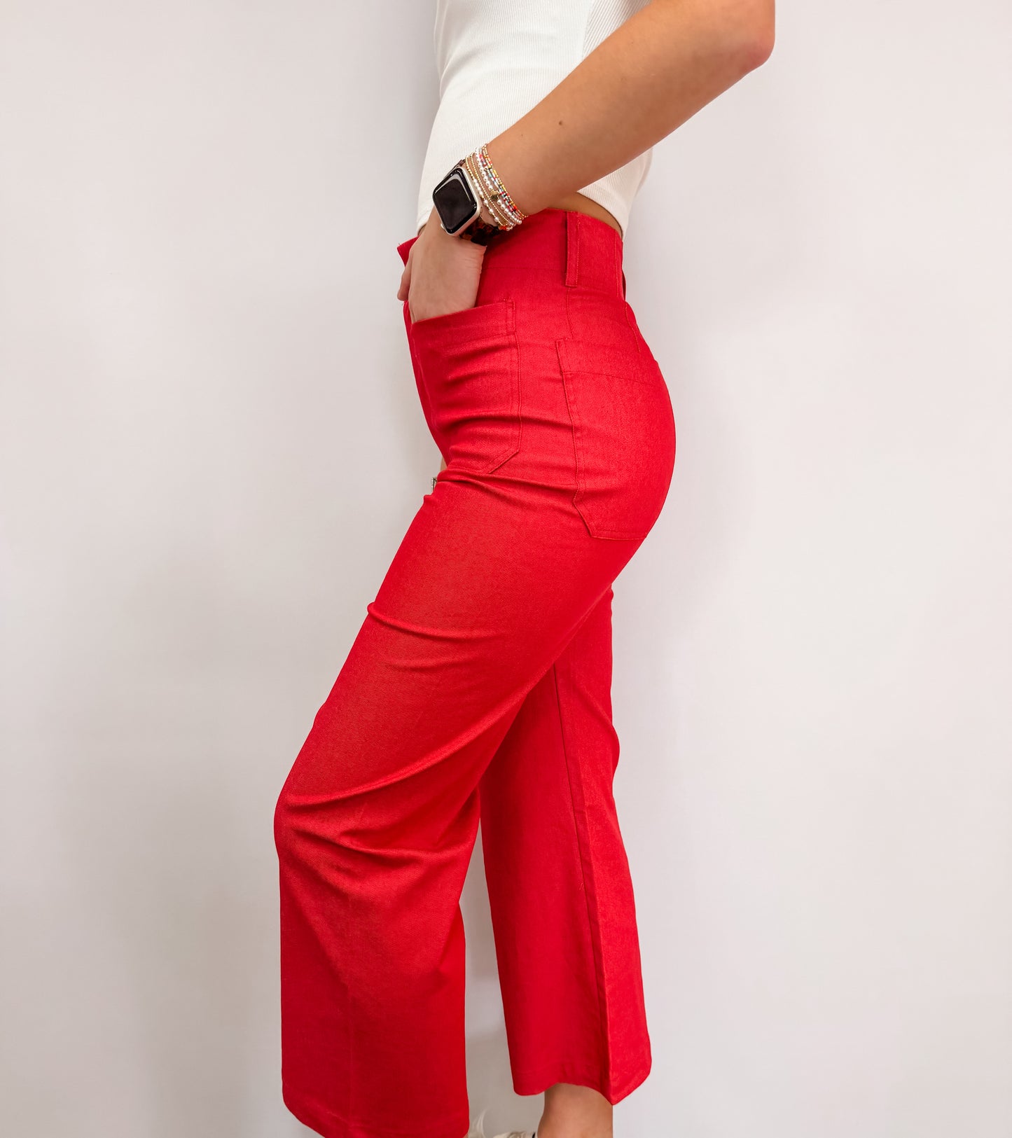 Ankle Cropped Summer Pants