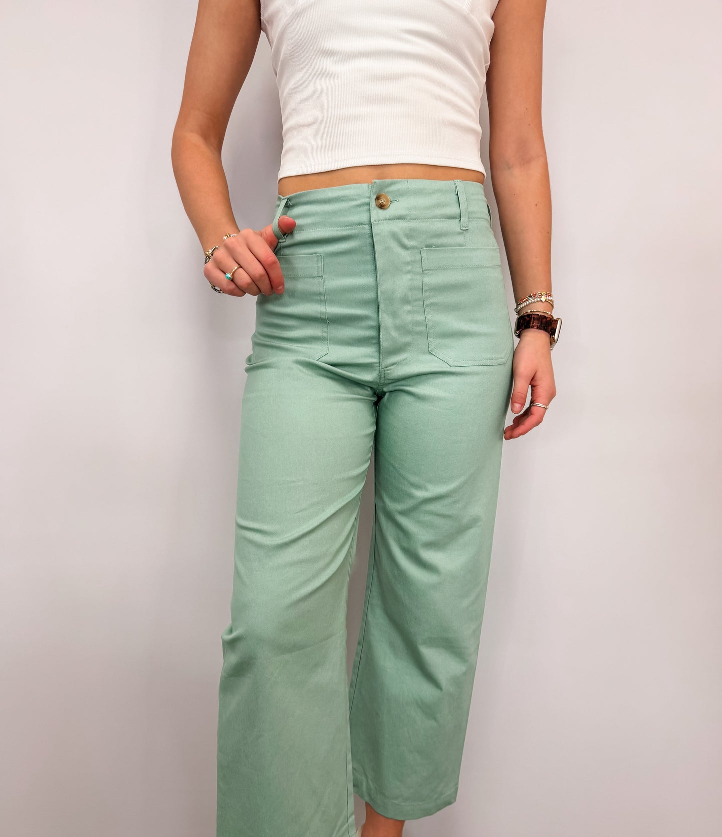 Ankle Cropped Summer Pants