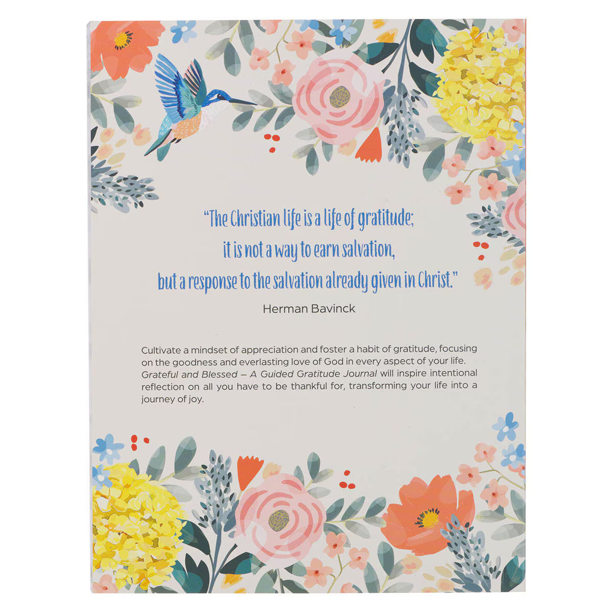 Christian Art Gifts - Grateful and Blessed - A Guided Gratitude Journal